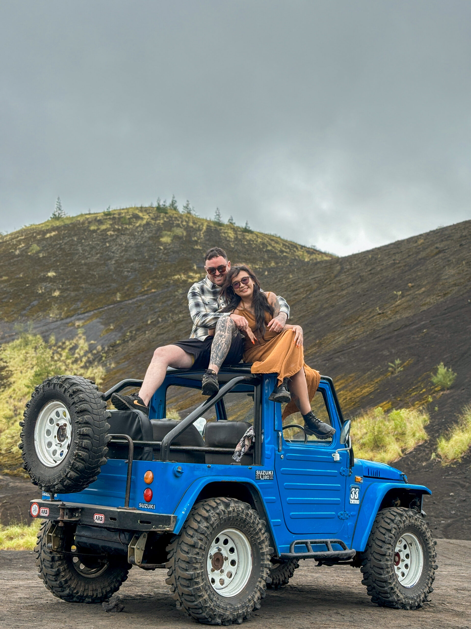 black sand mount batur