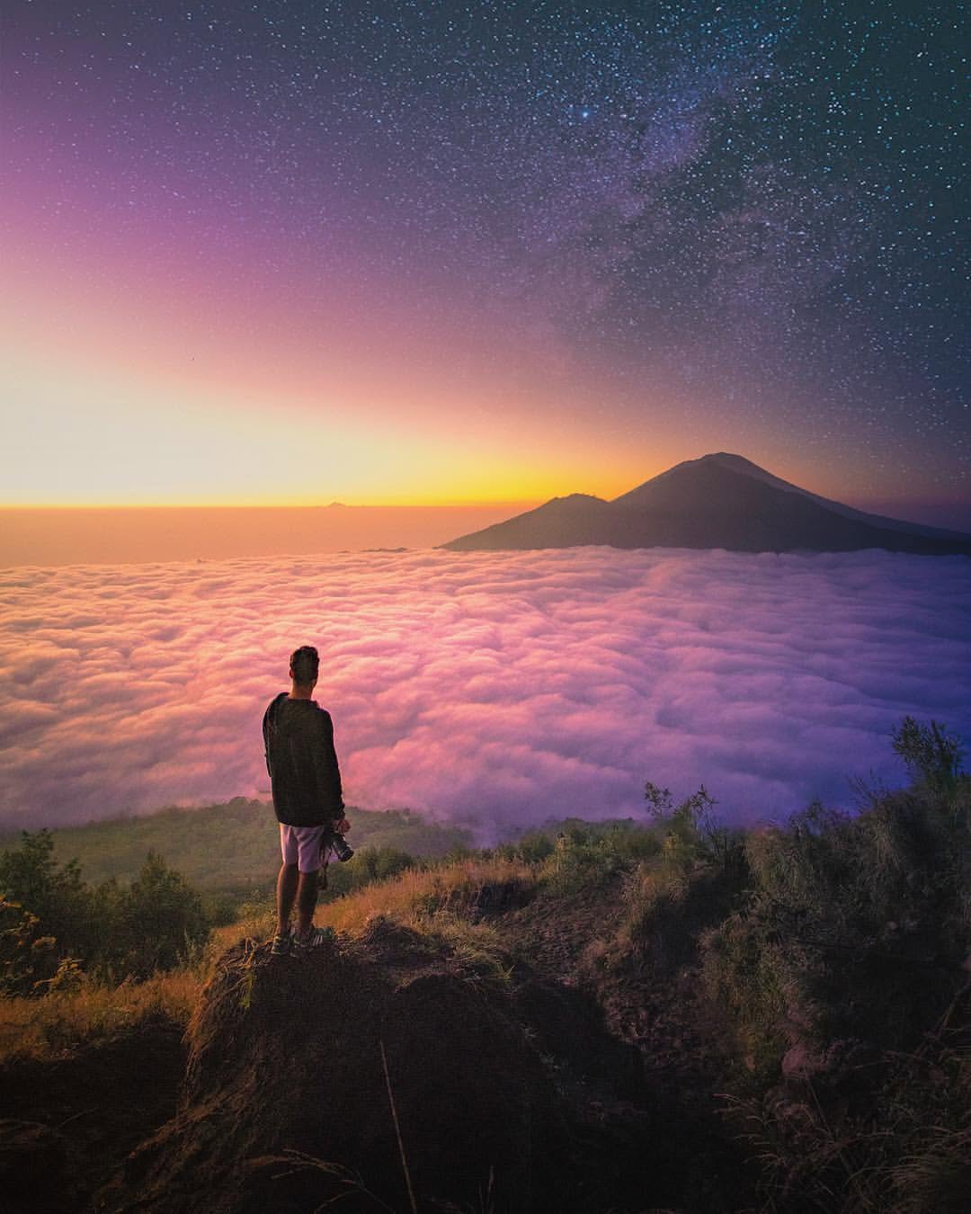 batur mountain view