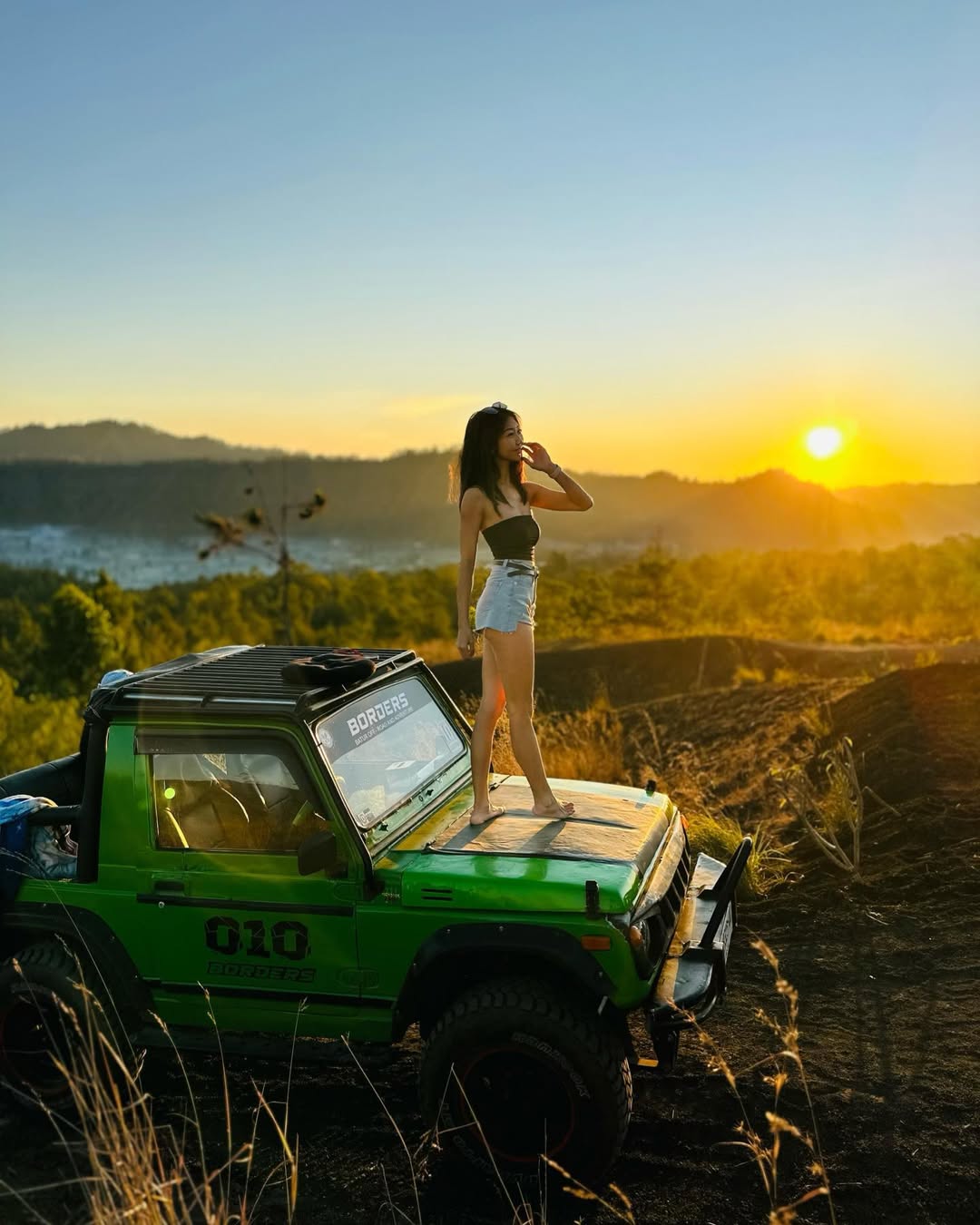 batur mountain view
