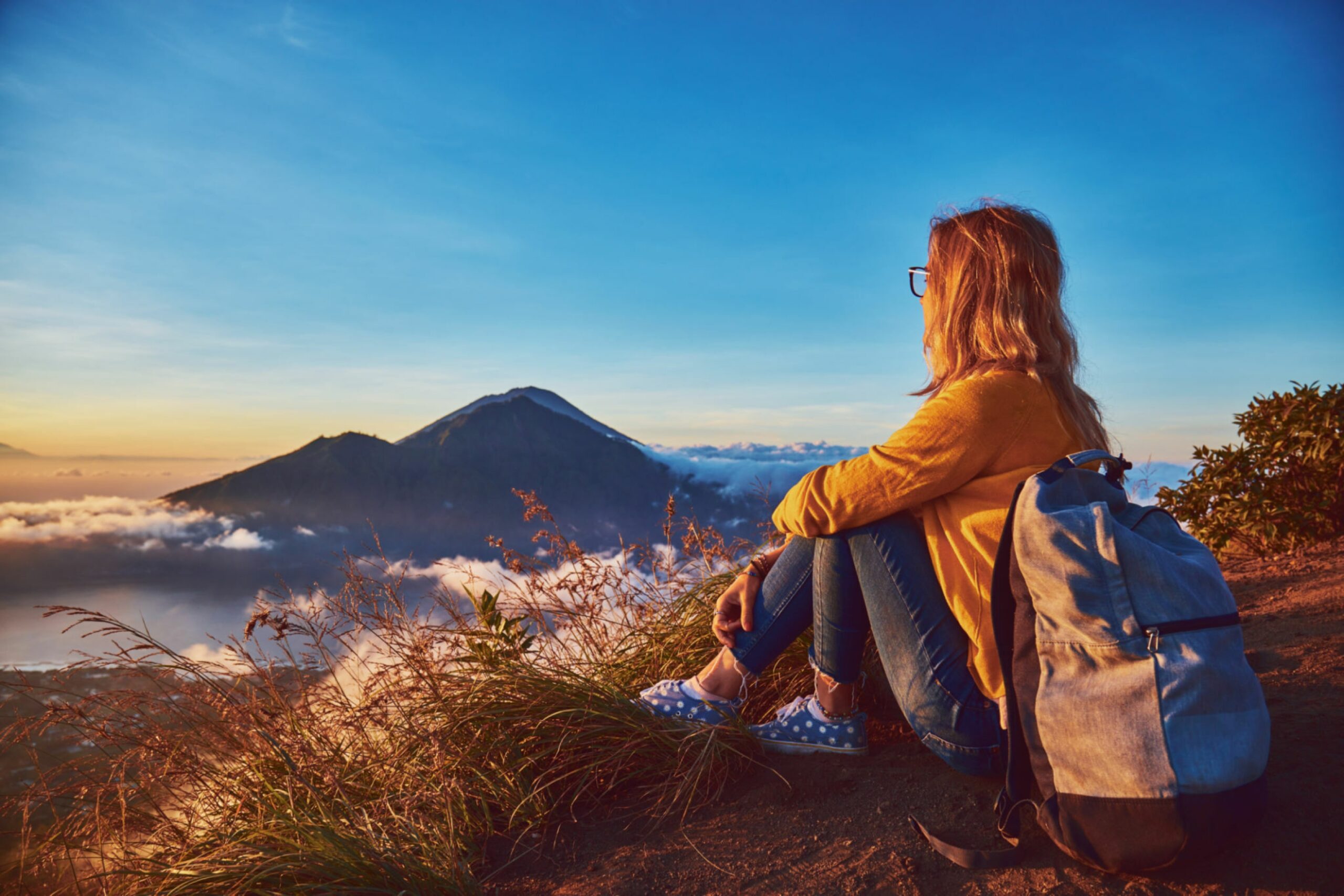 view from mount batur
